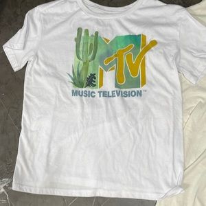 Size small and medium t-shirts from MTV. Like new